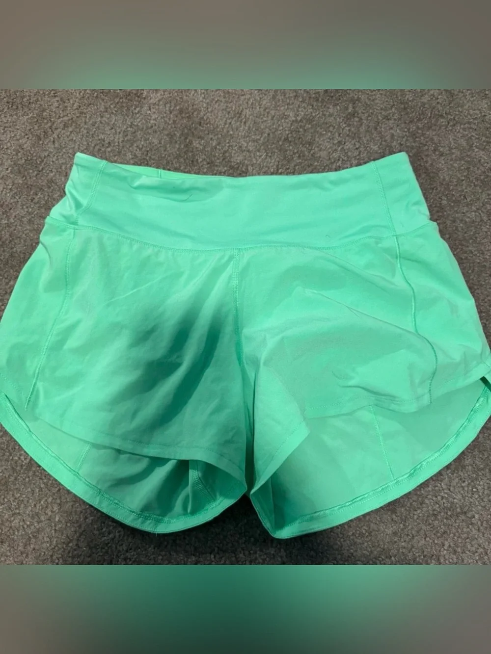 lululemon athletica Mint Green Athletic Shorts
